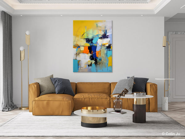 Contemporary Abstract Art, Bedroom Canvas Art Ideas, Large Painting for Sale, Buy Large Paintings Online, Original Modern Abstract Art-LargePaintingArt.com