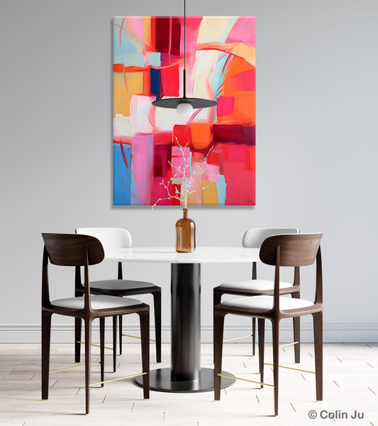Hand Painted Wall Painting, Abstract Acrylic Painting for Bedroom, Original Modern Abstract Art, Extra Large Painting Ideas for Bedroom-LargePaintingArt.com