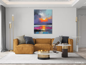 Contemporary Canvas Wall Art, Abstract Paintings for Bedroom, Original Hand Painted Oil Paintings, Canvas Paintings Behind Sofa, Buy Paintings Online-LargePaintingArt.com