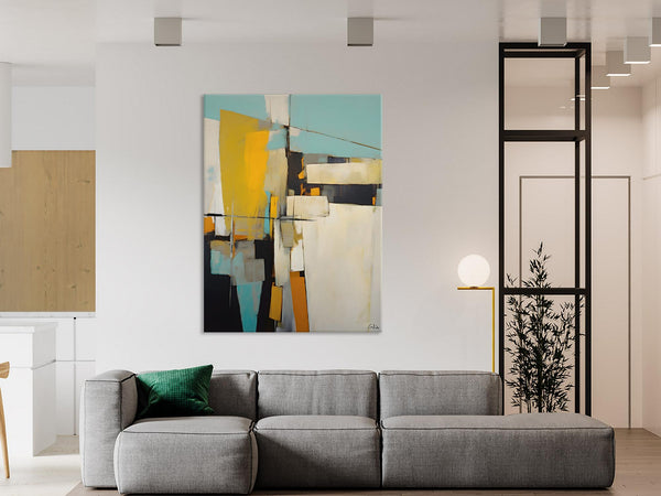 Large Paintings for Living Room, Hand Painted Acrylic Painting, Bedroom Wall Art Paintings, Original Modern Contemporary Art, Abstract Paintings for Dining Room-LargePaintingArt.com