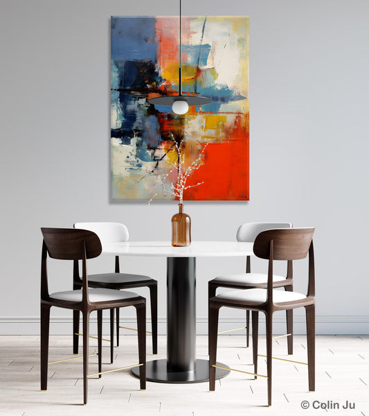 Simple Painting Ideas for Living Room, Acrylic Painting on Canvas, Original Hand Painted Art, Buy Paintings Online, Oversized Canvas Paintings-LargePaintingArt.com