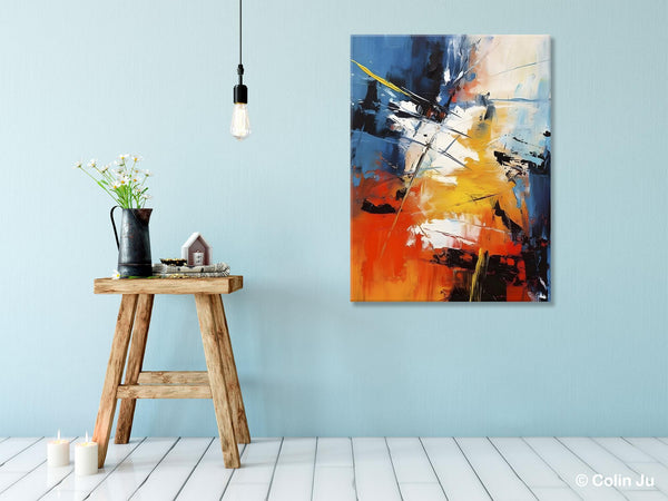 Paintings for Living Room, Abstract Acrylic Painting, Abstract Painting Ideas for Bedroom, Original Abstract Canvas Paintings, Hand Painted Wall Painting-LargePaintingArt.com