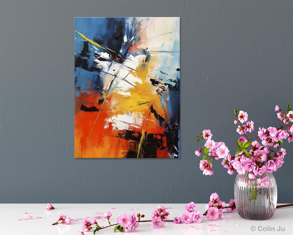 Paintings for Living Room, Abstract Acrylic Painting, Abstract Painting Ideas for Bedroom, Original Abstract Canvas Paintings, Hand Painted Wall Painting-LargePaintingArt.com