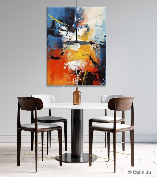 Paintings for Living Room, Abstract Acrylic Painting, Abstract Painting Ideas for Bedroom, Original Abstract Canvas Paintings, Hand Painted Wall Painting-LargePaintingArt.com