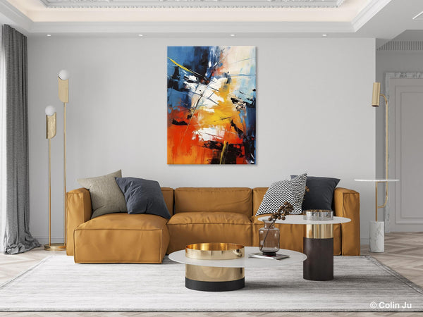 Paintings for Living Room, Abstract Acrylic Painting, Abstract Painting Ideas for Bedroom, Original Abstract Canvas Paintings, Hand Painted Wall Painting-LargePaintingArt.com