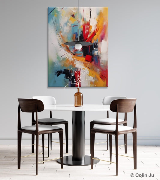 Simple Modern Art, Extra Large Wall Art Paintings, Original Abstract Painting, Acrylic Painting on Canvas, Large Paintings for Living Room-LargePaintingArt.com