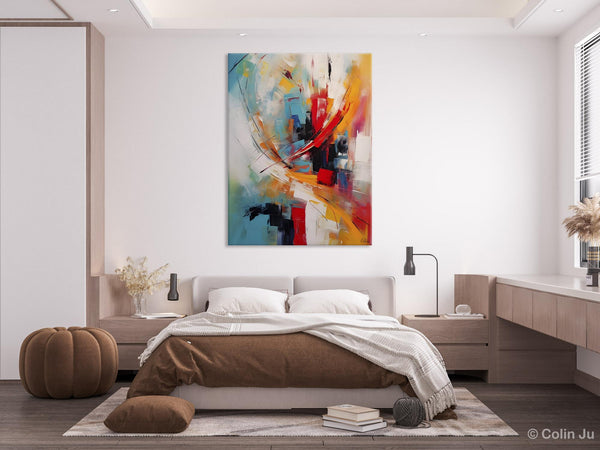 Simple Modern Art, Extra Large Wall Art Paintings, Original Abstract Painting, Acrylic Painting on Canvas, Large Paintings for Living Room-LargePaintingArt.com