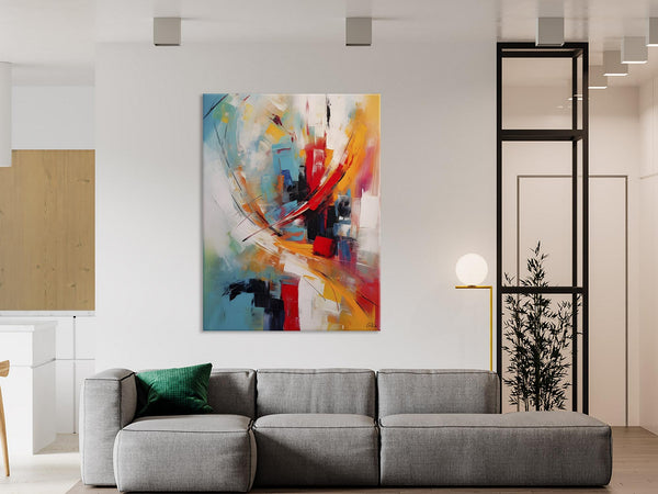 Simple Modern Art, Extra Large Wall Art Paintings, Original Abstract Painting, Acrylic Painting on Canvas, Large Paintings for Living Room-LargePaintingArt.com