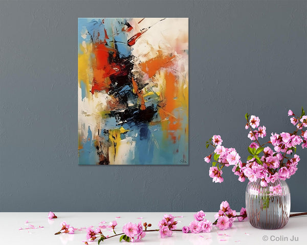 Hand Painted Acrylic Painting, Modern Contemporary Artwork, Original Wall Art Painting for Living Room, Acrylic Paintings for Dining Room-LargePaintingArt.com