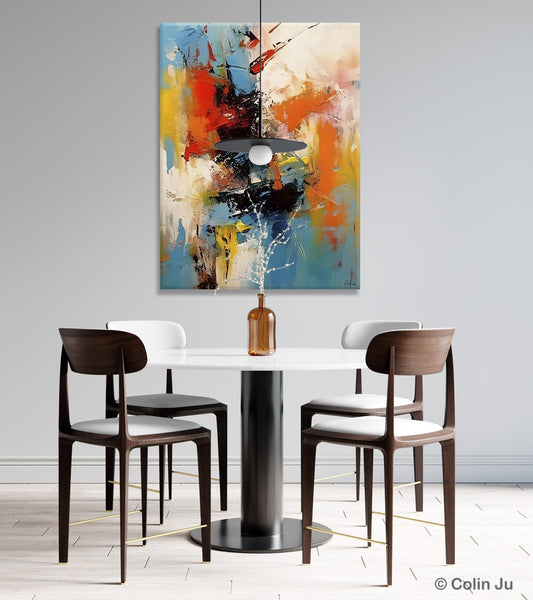 Hand Painted Acrylic Painting, Modern Contemporary Artwork, Original Wall Art Painting for Living Room, Acrylic Paintings for Dining Room-LargePaintingArt.com