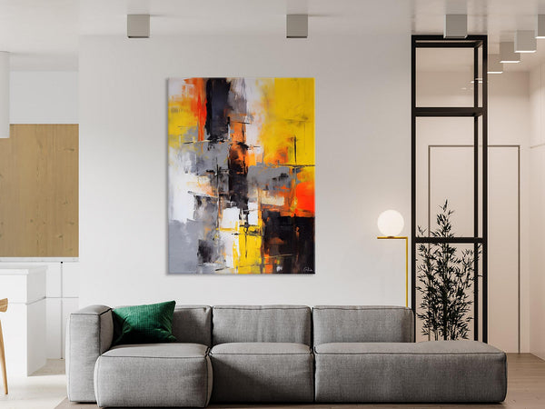 Living Room Wall Art Ideas, Modern Wall Art Paintings, Buy Abstract Paintings Online, Original Abstract Canvas Painting, Hand Painted Canvas Art-LargePaintingArt.com