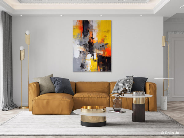 Living Room Wall Art Ideas, Modern Wall Art Paintings, Buy Abstract Paintings Online, Original Abstract Canvas Painting, Hand Painted Canvas Art-LargePaintingArt.com