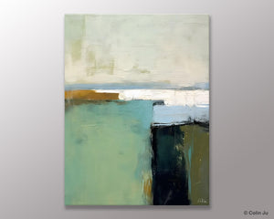 Abstract Canvas Art for Bedroom, Extra Large Abstract Paintings for Dining Room, Original Modern Acrylic Art, Modern Canvas Paintings-LargePaintingArt.com