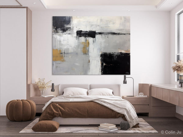 Contemporary Acrylic Paintings, Extra Large Painting on Canvas, Large Original Abstract Wall Art, Large Canvas Paintings for Bedroom-LargePaintingArt.com