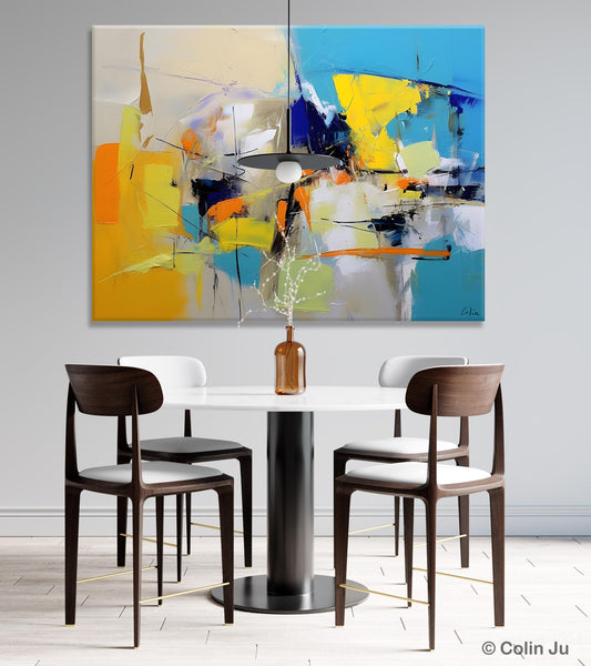 Simple Modern Abstract Art, Hand Painted Canvas Art, Original Wall Art Paintings, Modern Paintings for Living Room, Buy Paintings Online-LargePaintingArt.com