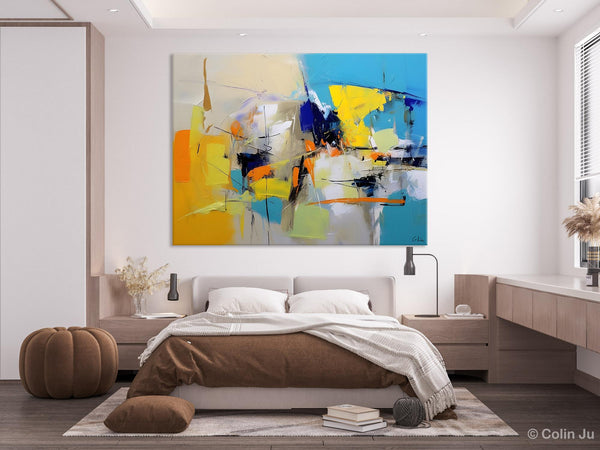 Simple Modern Abstract Art, Hand Painted Canvas Art, Original Wall Art Paintings, Modern Paintings for Living Room, Buy Paintings Online-LargePaintingArt.com