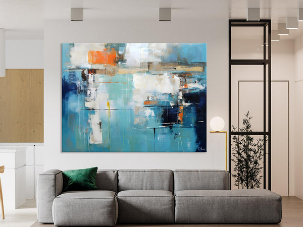 Original Modern Wall Paintings, Contemporary Canvas Art, Heavy Texture Canavas Art, Abstract Painting for Bedroom, Modern Acrylic Artwork-LargePaintingArt.com