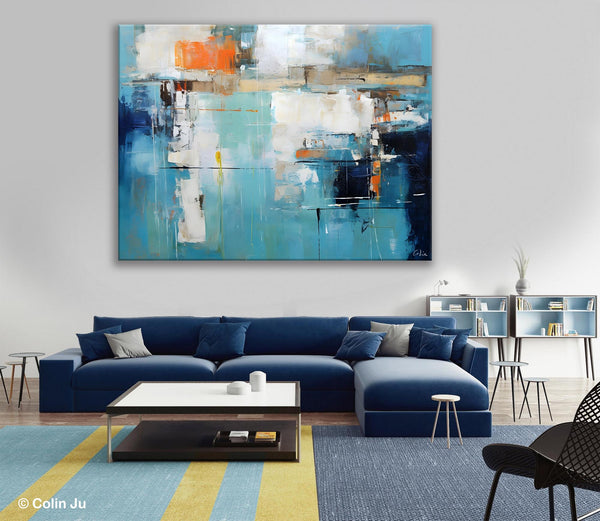 Original Modern Wall Paintings, Contemporary Canvas Art, Heavy Texture Canavas Art, Abstract Painting for Bedroom, Modern Acrylic Artwork-LargePaintingArt.com