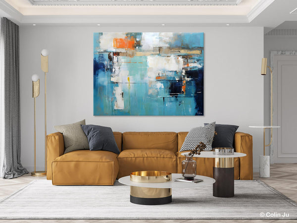 Original Modern Wall Paintings, Contemporary Canvas Art, Heavy Texture Canavas Art, Abstract Painting for Bedroom, Modern Acrylic Artwork-LargePaintingArt.com