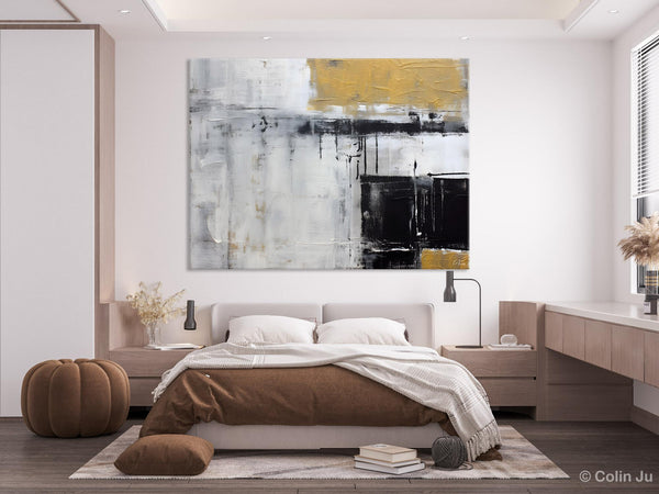 Oversized Paintings on Canvas, Large Original Abstract Wall Art, Simple Modern Art, Contemporary Acrylic Paintings, Large Canvas Paintings for Bedroom-LargePaintingArt.com
