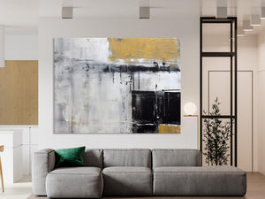 Oversized Paintings on Canvas, Large Original Abstract Wall Art, Simple Modern Art, Contemporary Acrylic Paintings, Large Canvas Paintings for Bedroom-LargePaintingArt.com