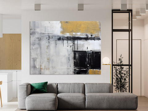 Oversized Paintings on Canvas, Large Original Abstract Wall Art, Simple Modern Art, Contemporary Acrylic Paintings, Large Canvas Paintings for Bedroom-LargePaintingArt.com