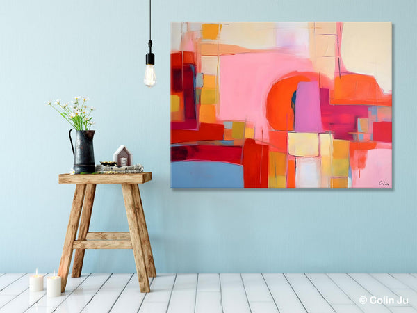 Living Room Abstract Paintings, Hand Painted Canvas Paintings, Original Modern Wall Art Paintings, Modern Acrylic Paintings on Canvas-LargePaintingArt.com