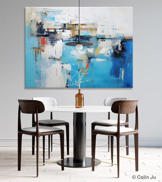 Hand Painted Acrylic Painting, Abstract Wall Painting for Living Room, Modern Contemporary Artwork, Original Acrylic Paintings for Dining Room-LargePaintingArt.com