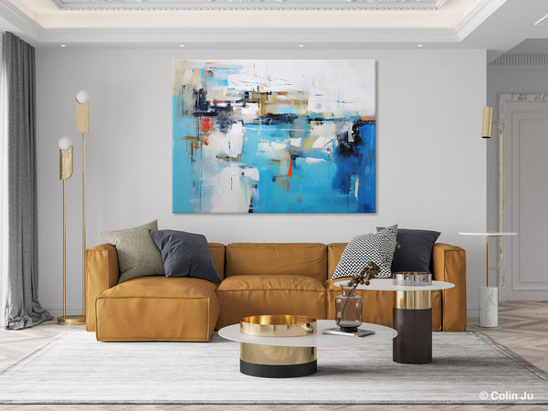 Hand Painted Acrylic Painting, Abstract Wall Painting for Living Room, Modern Contemporary Artwork, Original Acrylic Paintings for Dining Room-LargePaintingArt.com