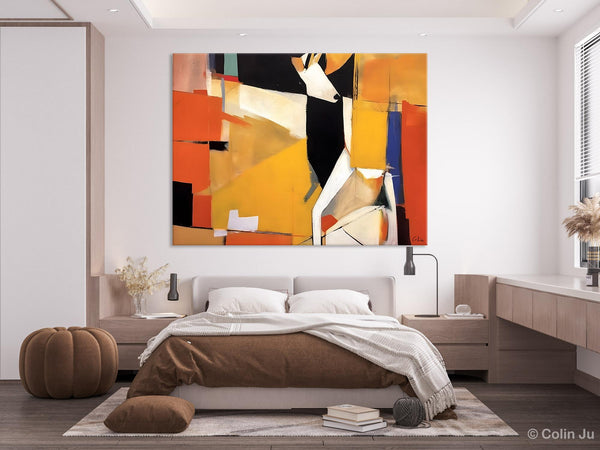 Extra Large Paintings for Living Room, Hand Painted Wall Art Paintings, Original Abstract Acrylic Painting, Abstract Wall Art for Dining Room-LargePaintingArt.com