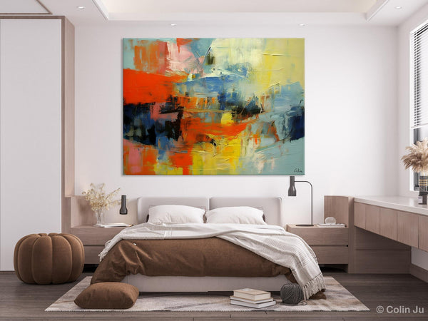 Modern Canvas Painting, Living Room Wall Art Ideas, Buy Abstract Art Online, Heavy Texture Art, Original Acrylic Painting on Canvas-LargePaintingArt.com