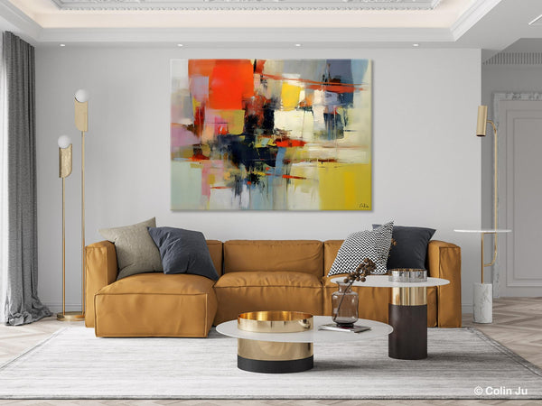 Large Acrylic Painting, Huge Paintings for Living Room, Hand Painted Wall Art Painting, Original Modern Canvas Artwork-LargePaintingArt.com