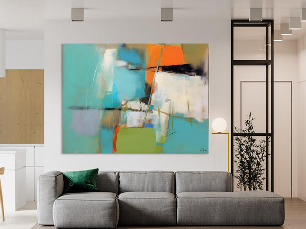 Large Wall Art Painting for Living Room, Contemporary Acrylic Painting on Canvas, Original Canvas Art, Modern Abstract Wall Paintings-LargePaintingArt.com