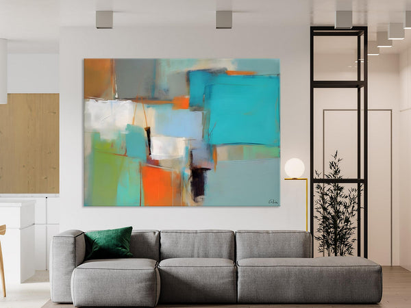 Simple Abstract Art, Large Wall Art Painting for Bedroom, Contemporary Acrylic Painting on Canvas, Original Canvas Art, Modern Wall Paintings-LargePaintingArt.com
