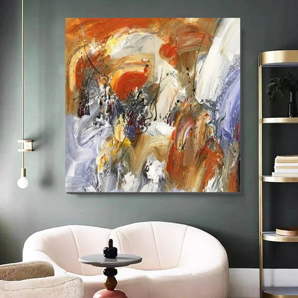 Large Paintings for Living Room, Bedroom Wall Painting, Hand Painted Acrylic Painting, Modern Contemporary Art, Modern Paintings for Dining Room-LargePaintingArt.com