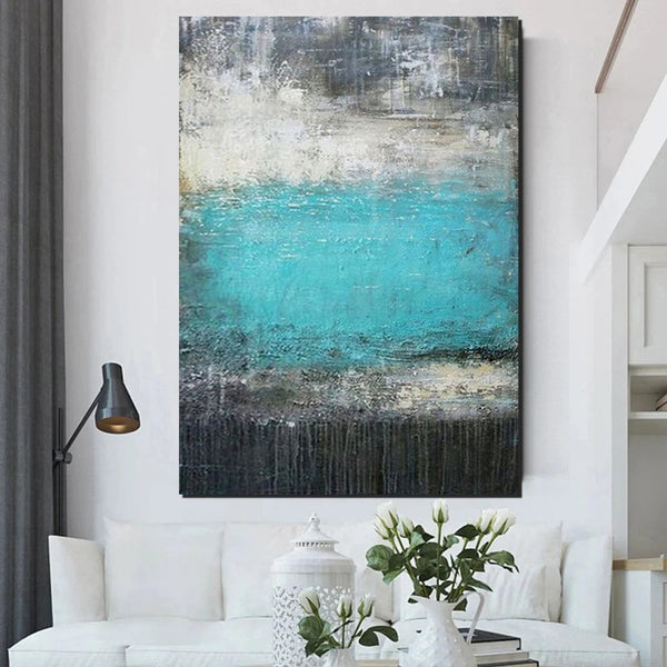Canvas Painting for Living Room, Easy Abstract Painting Ideas for Interior Design, Modern Wall Art Painting, Huge Contemporary Abstract Artwork-LargePaintingArt.com