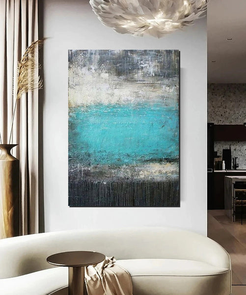 Canvas Painting for Living Room, Easy Abstract Painting Ideas for Interior Design, Modern Wall Art Painting, Huge Contemporary Abstract Artwork-LargePaintingArt.com