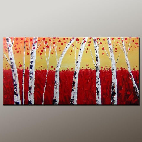 Heavy Texture Painting, Modern Art, Canvas Painting, Abstract Art Painting, Flower Art, Canvas Wall Art, Bedroom Wall Art, Canvas Art, Contemporary Art-LargePaintingArt.com