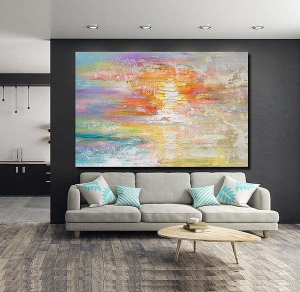 Wall Art Paintings, Simple Modern Art, Simple Abstract Painting, Large Paintings for Bedroom, Buy Paintings Online-LargePaintingArt.com