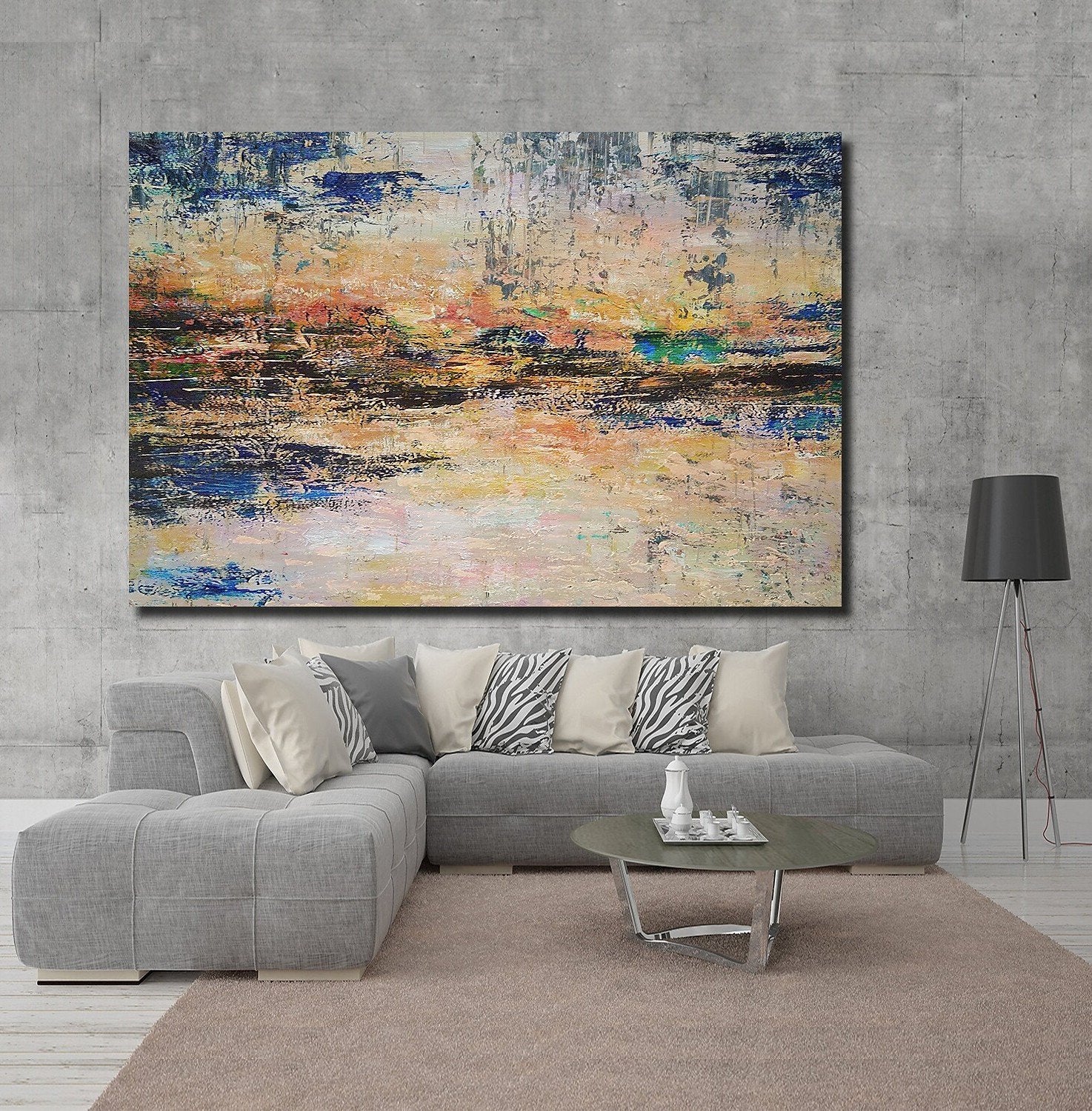 Acrylic Paintings for Living Room, Simple Modern Art, Abstract Acrylic Painting, Contemporary Wall Art Paintings, Buy Paintings Online-LargePaintingArt.com