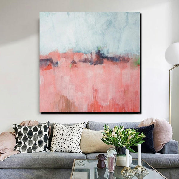 Simple Abstract Paintings, Contemporary Wall Art Paintings for Living Room, Bedroom Acrylic Paintings, Hand Painted Canvas Art, Buy Art Online-LargePaintingArt.com