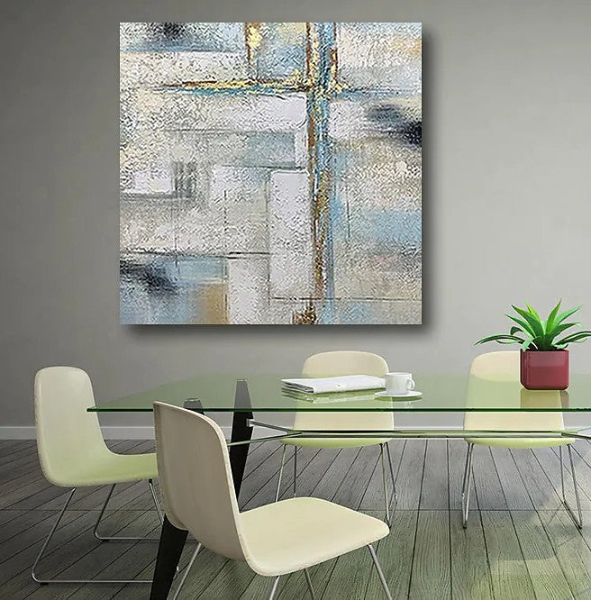 Simple Painting Ideas for Living Room, Acrylic Painting on Canvas, Large Paintings for Office, Buy Paintings Online, Oversized Canvas Paintings-LargePaintingArt.com