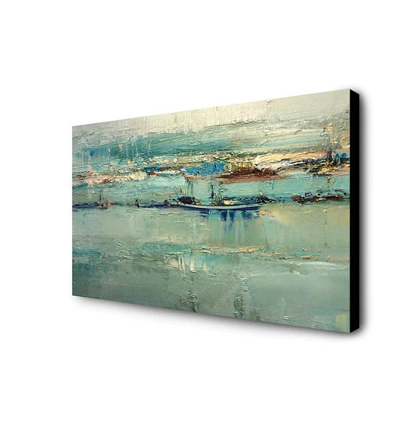 Hand Painted Wall Art, Acrylic Paintings for Living Room, Simple Painting Ideas for Office, Large Painting on Canvas-LargePaintingArt.com