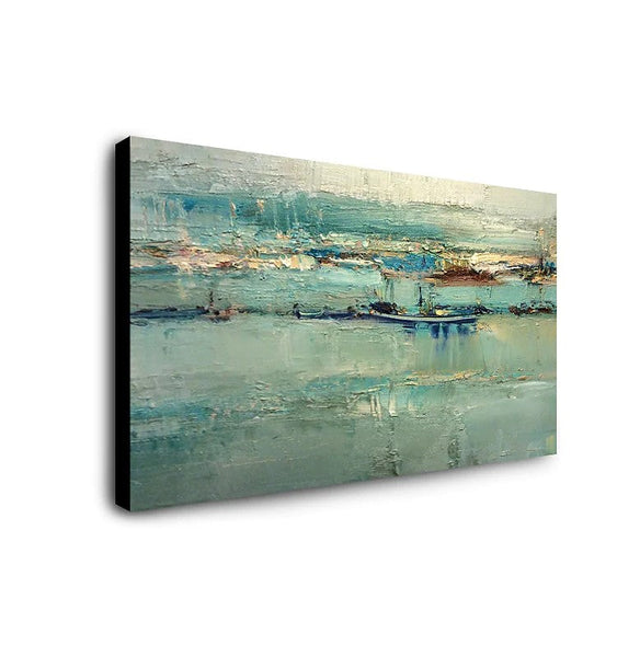 Hand Painted Wall Art, Acrylic Paintings for Living Room, Simple Painting Ideas for Office, Large Painting on Canvas-LargePaintingArt.com