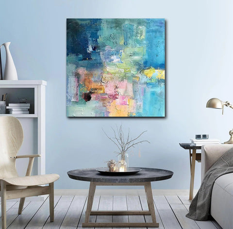 Simple Abstract Art, Simple Modern Wall Art Paintings, Abstract Paintings for Bedroom, Modern Paintings for Living Room, Acrylic Painting on Canvas-LargePaintingArt.com