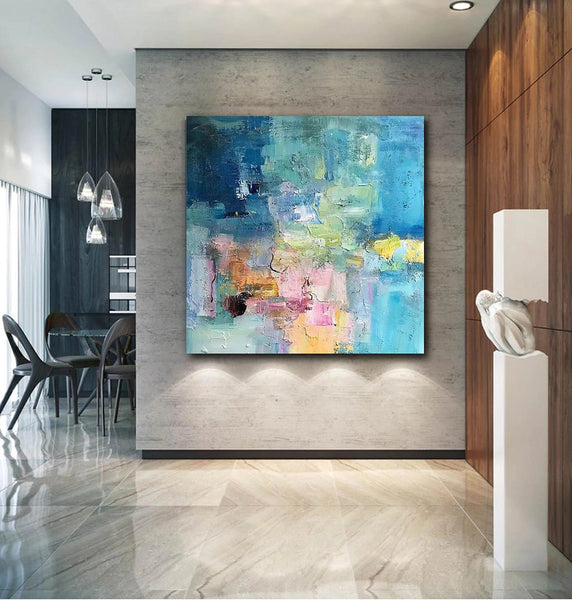 Simple Abstract Art, Simple Modern Wall Art Paintings, Abstract Paintings for Bedroom, Modern Paintings for Living Room, Acrylic Painting on Canvas-LargePaintingArt.com