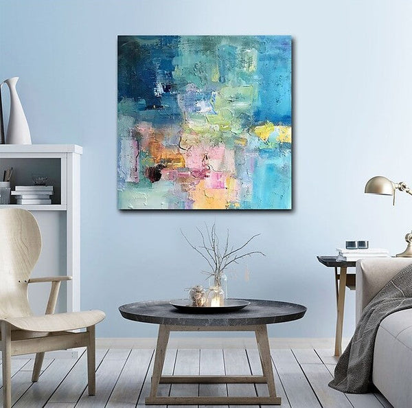 Simple Abstract Art, Simple Modern Wall Art Paintings, Abstract Paintings for Bedroom, Modern Paintings for Living Room, Acrylic Painting on Canvas-LargePaintingArt.com