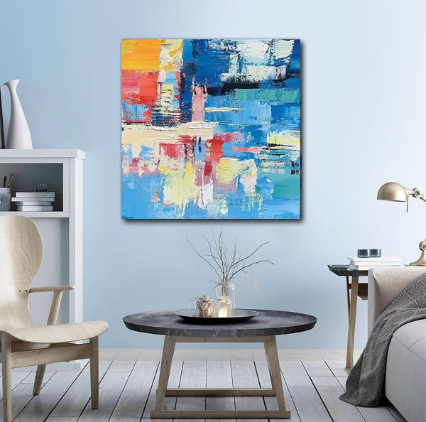 Simple Abstract Art, Simple Modern Wall Art, Abstract Paintings for Living Room, Hand Painted Canvas Painting, Modern Paintings for Bedroom-LargePaintingArt.com