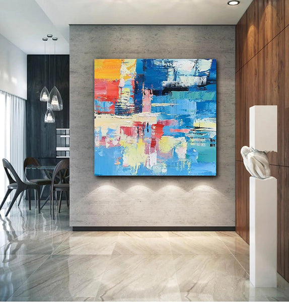 Simple Abstract Art, Simple Modern Wall Art, Abstract Paintings for Living Room, Hand Painted Canvas Painting, Modern Paintings for Bedroom-LargePaintingArt.com