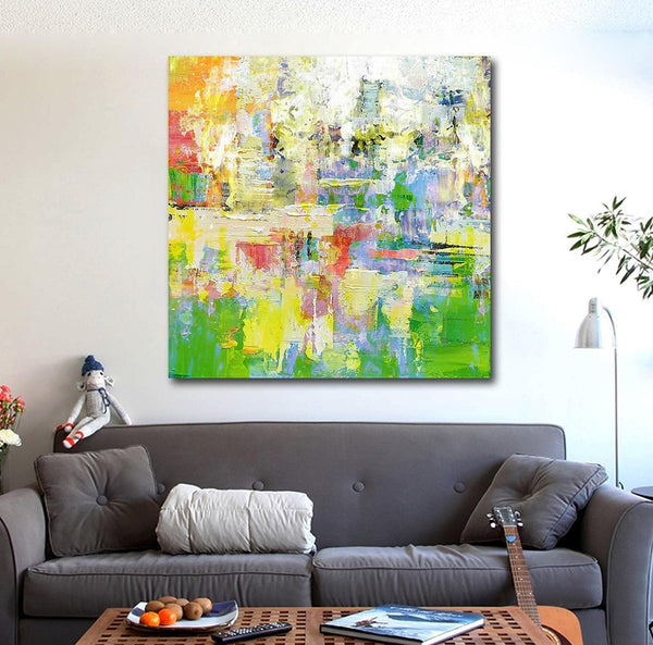 Simple Modern Art, Abstract Paintings for Living Room, Simple Abstract Art, Hand Painted Canvas Painting, Bedroom Wall Art Ideas, Large Acrylic Paintings-LargePaintingArt.com